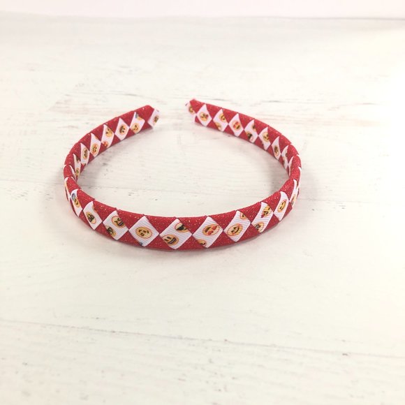Woven Girls/Woman Headband, Emoji, Diamond Pattern - Picture 1 of 5